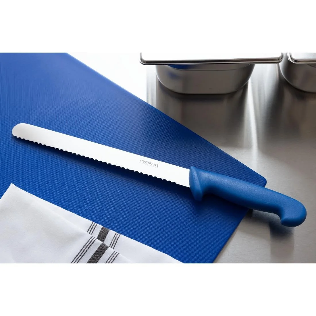 Hygiplas Serrated Slicer Blue 24.8cm - Image 6
