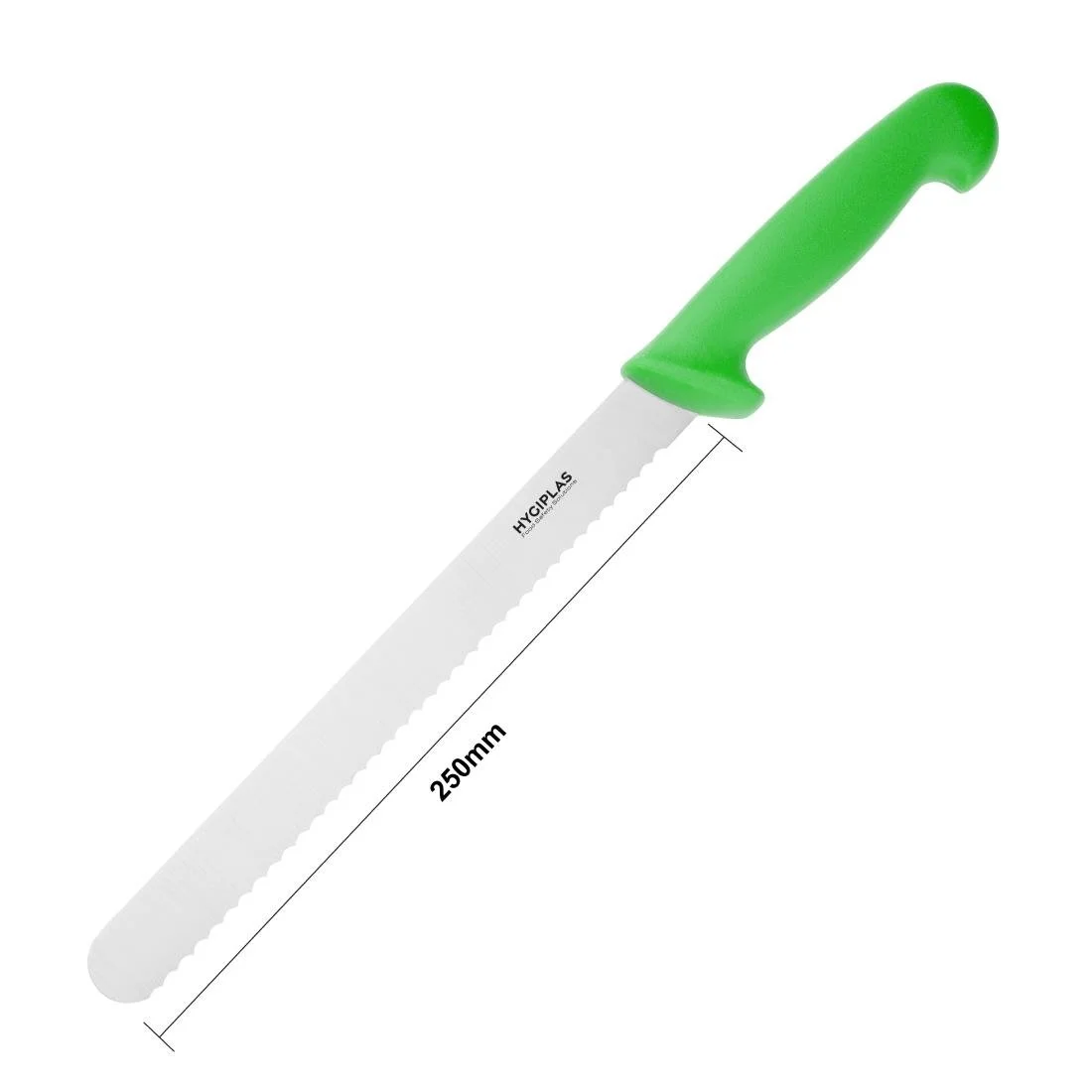 Hygiplas Serrated Slicer Green 24.8cm - Image 5