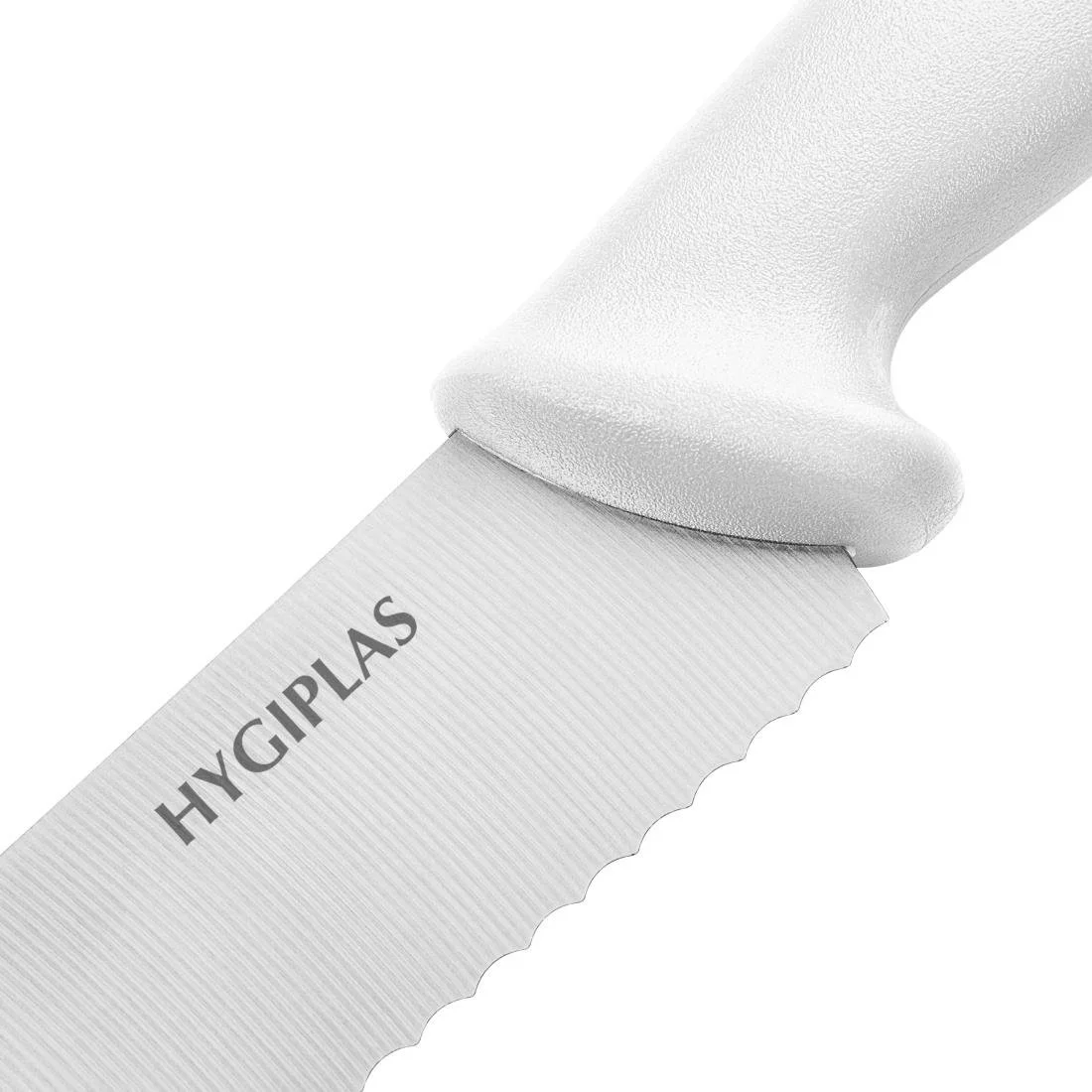 Hygiplas Serrated Pastry Knife White 25.4cm - Image 3