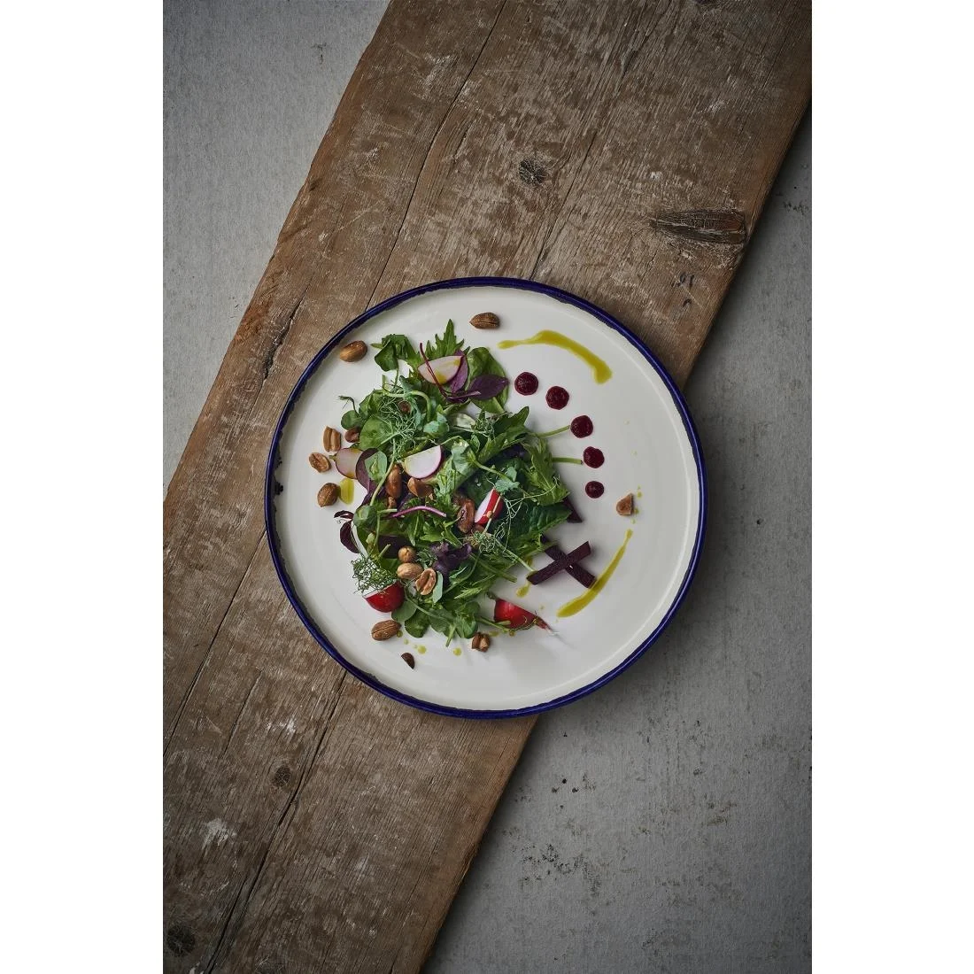 Dudson Harvest Walled Plates Ink 210mm (6 Pack) - Image 3