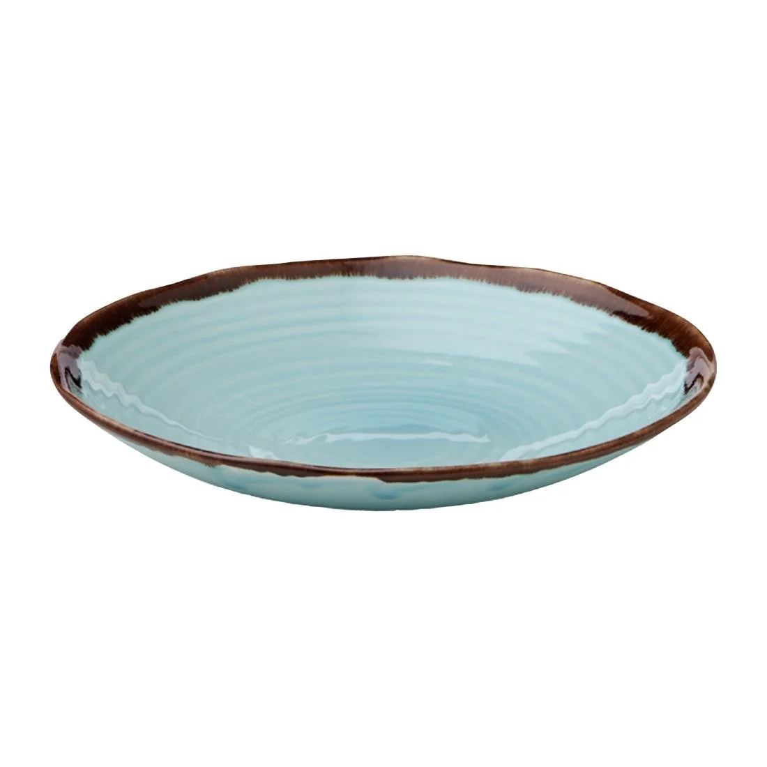 Dudson Harvest Organic Coupe Bowls Turquoise 279mm (12 Pack) - Image 2