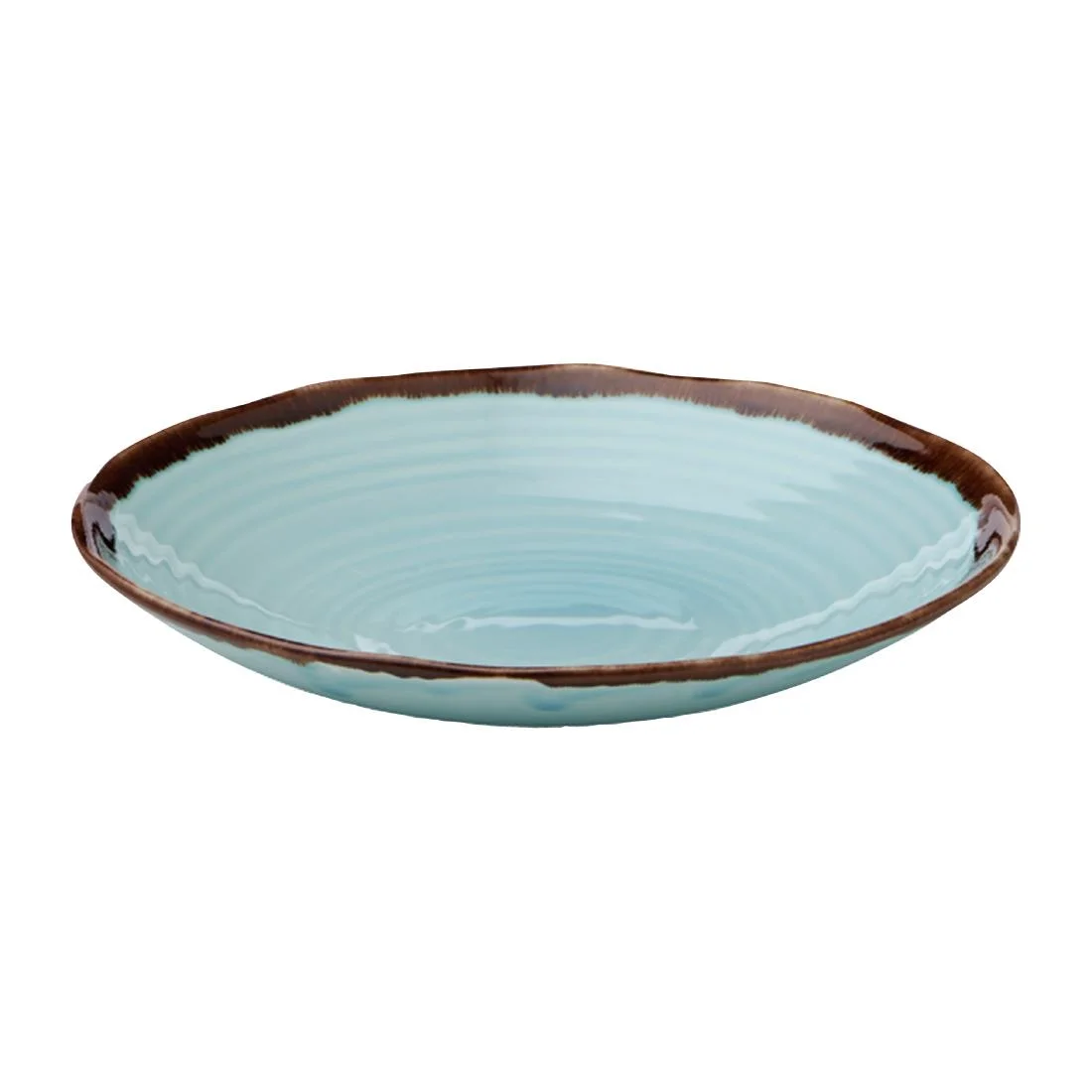 Dudson Harvest Organic Coupe Bowls Turquoise 279mm (12 Pack) - Image 2