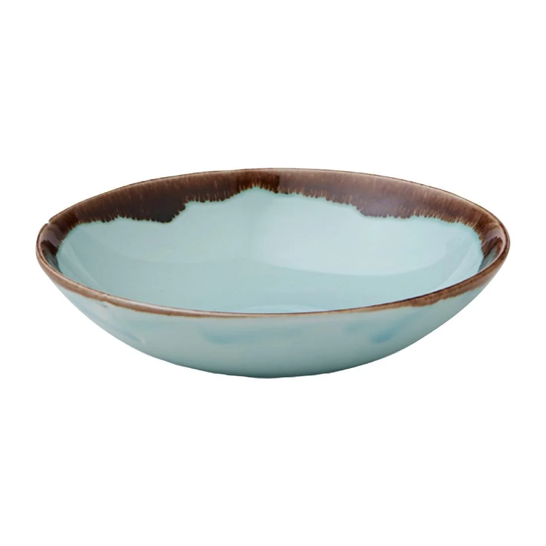 Dudson Harvest Coupe Bowls Turquoise 182mm (12 Pack) - Image 2