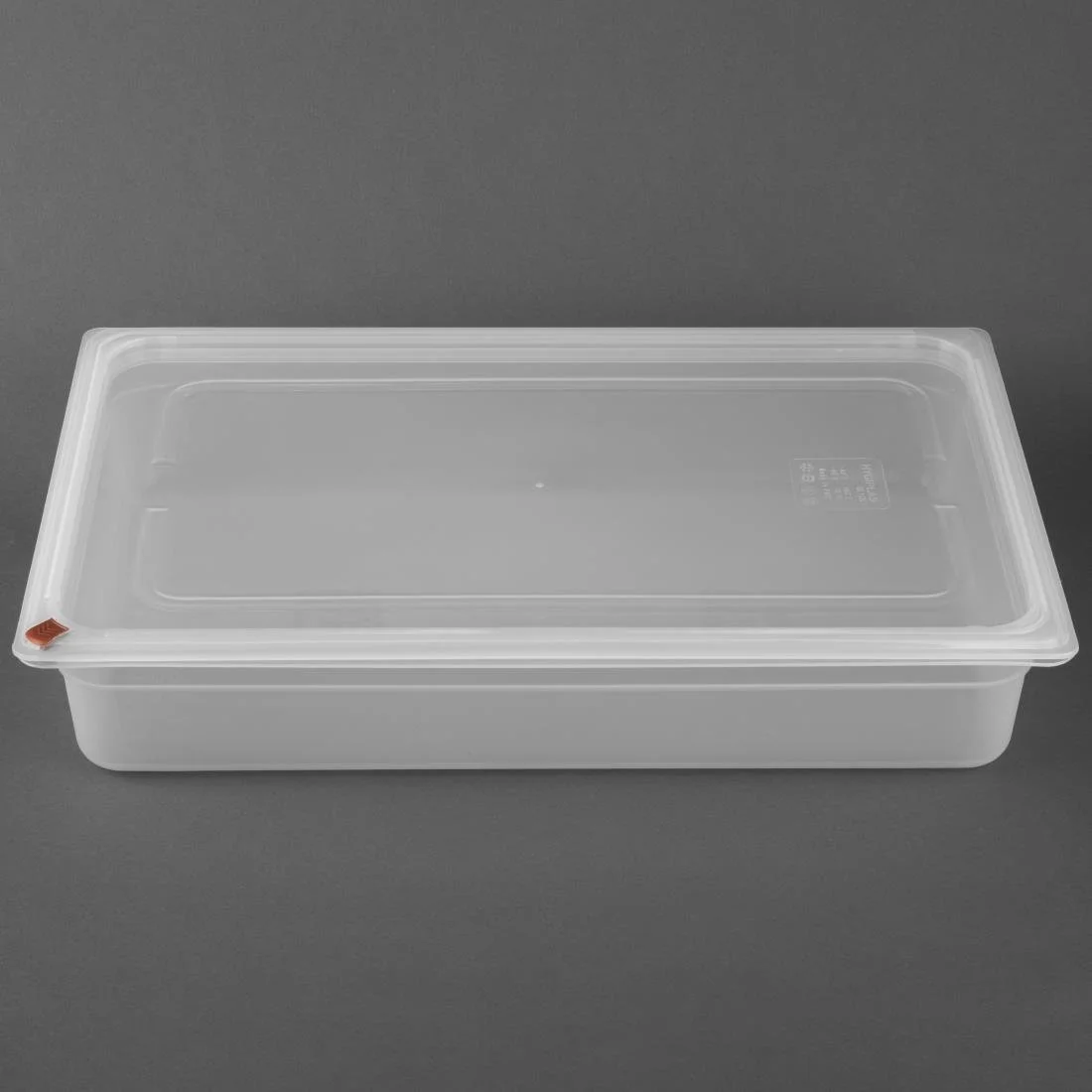 Hygiplas Click Polypropylene 1/1 Gastronorm Tray 100mm (2 Pack) - Image 3