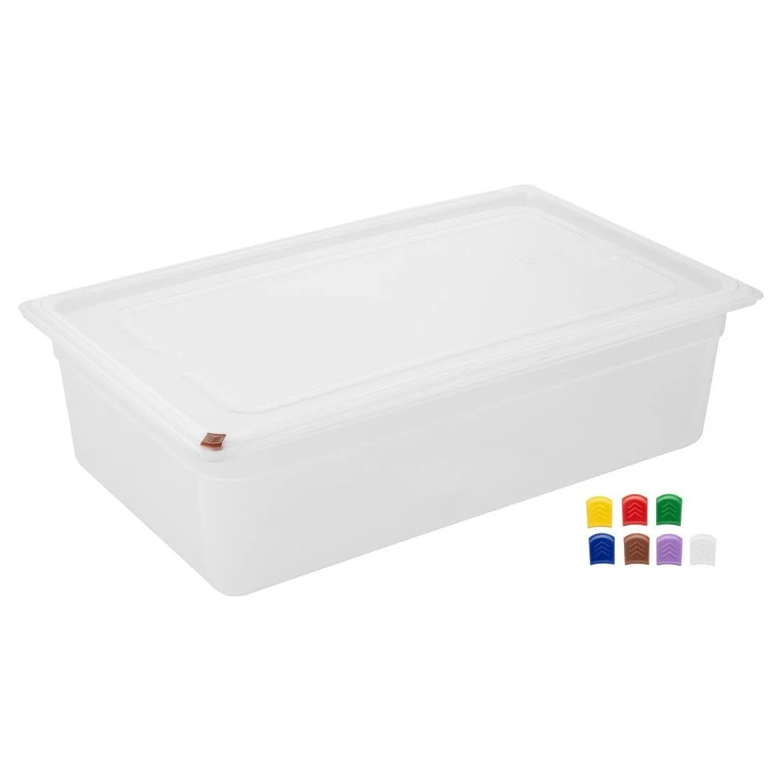 Hygiplas Click Polypropylene 1/1 Gastronorm Tray 150mm (2 Pack) - Image 2