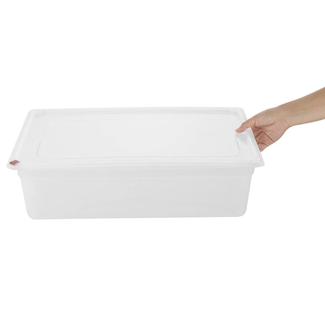 Hygiplas Click Polypropylene 1/1 Gastronorm Tray 150mm (2 Pack) - Image 4