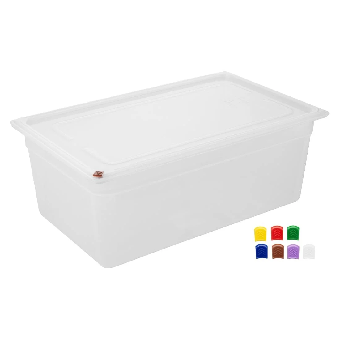 Hygiplas Click Polypropylene 1/1 Gastronorm Tray 200mm (2 Pack) - Image 2
