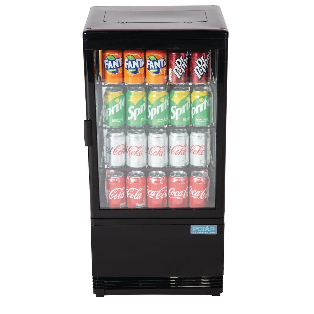 Polar C-Series Energy Efficient  Display Fridge Black 68Ltr - Image 8