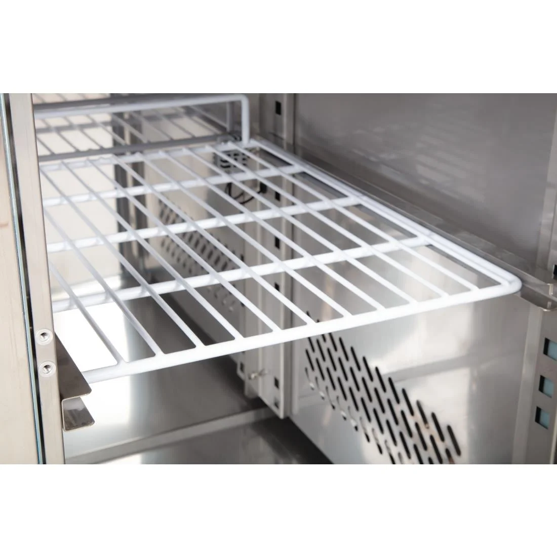 Polar U-Series Double Door Chef Base Counter Fridge - Image 4