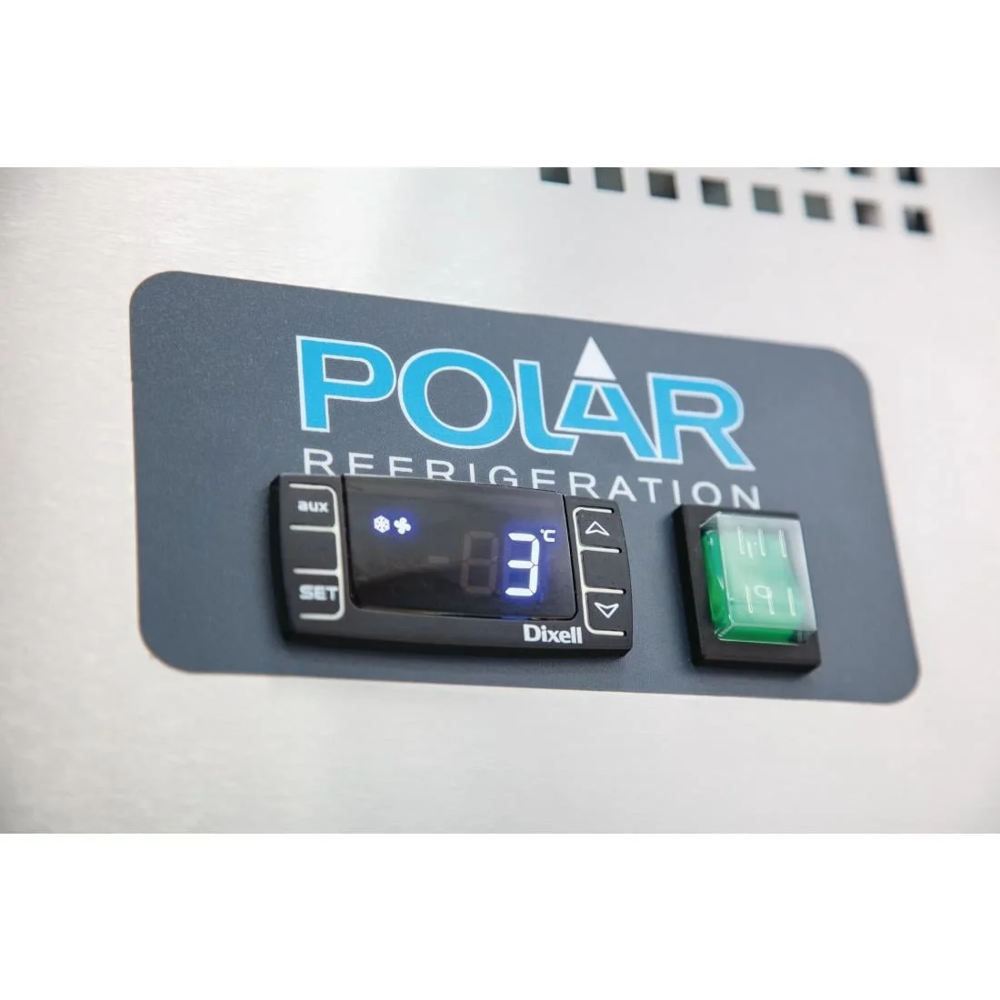 Polar U-Series Double Door Pizza Counter with Granite Top and Dough Drawers 290Ltr - Image 4