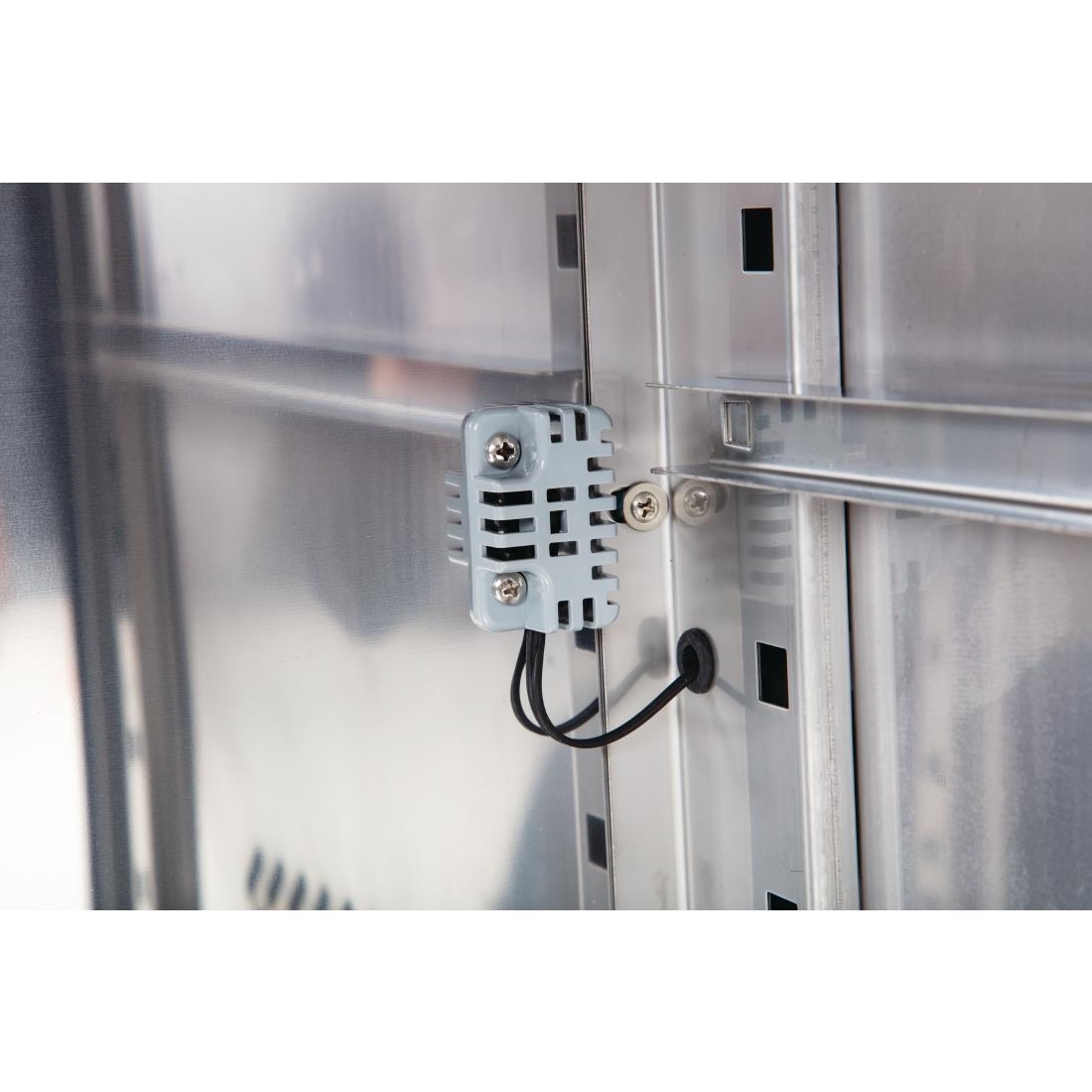 Polar 2 Door Counter Fridge 228Ltr