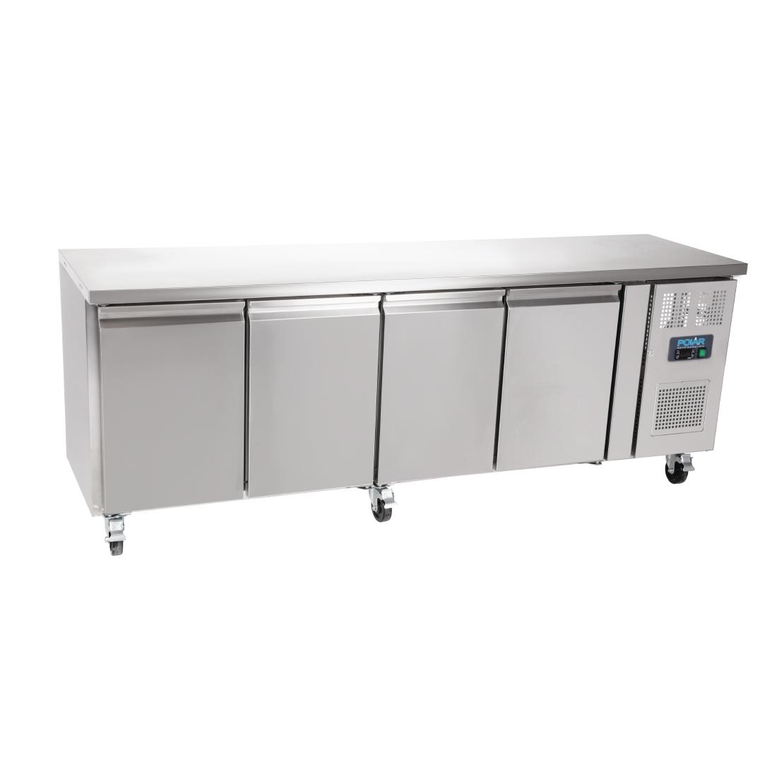 Polar 4 Door Counter Fridge 449 Ltr