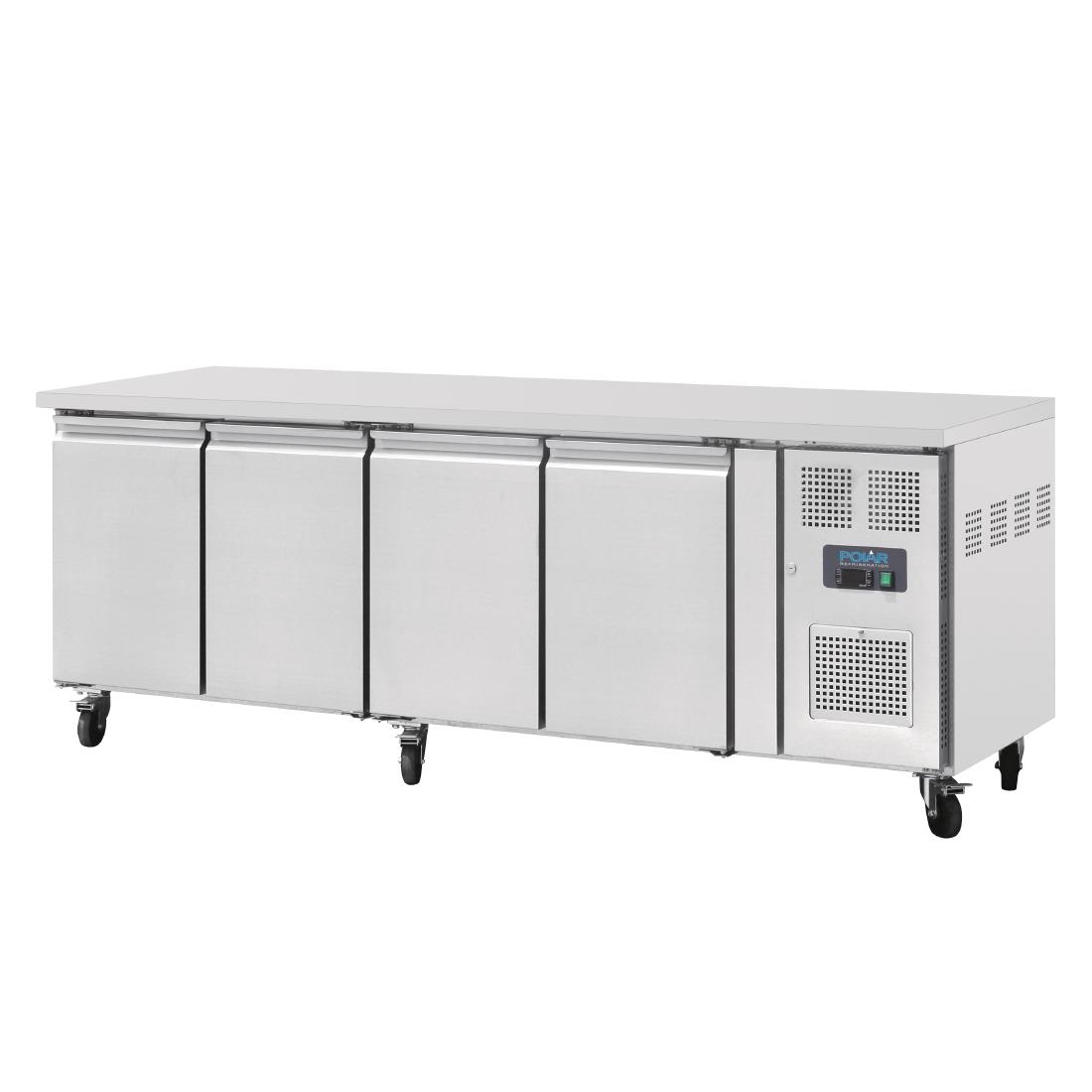 Polar 4 Door Counter Fridge 449 Ltr