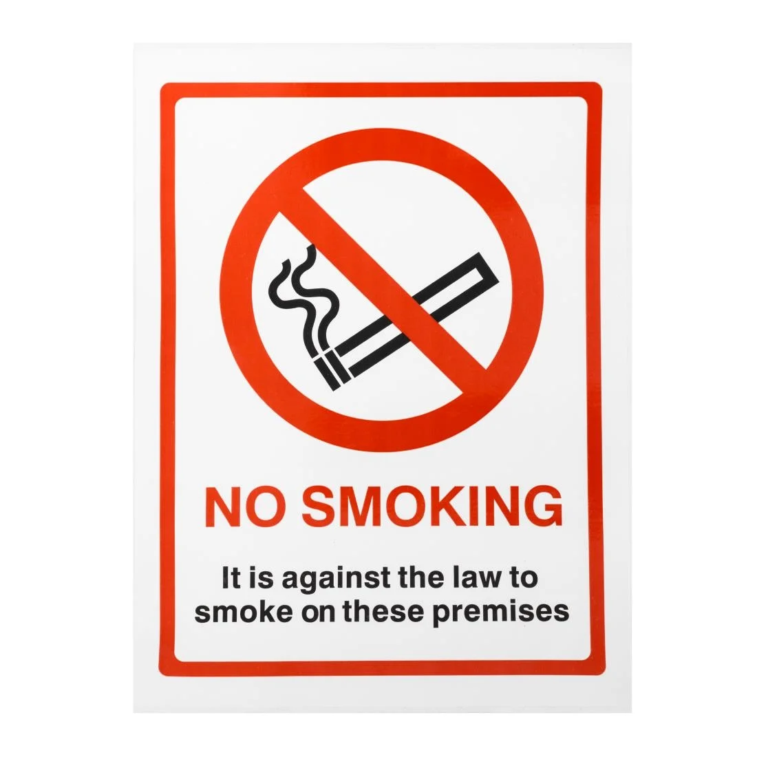 No Smoking Premises Sign
