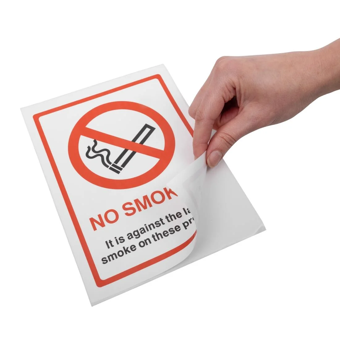 No Smoking Premises Sign - Image 3