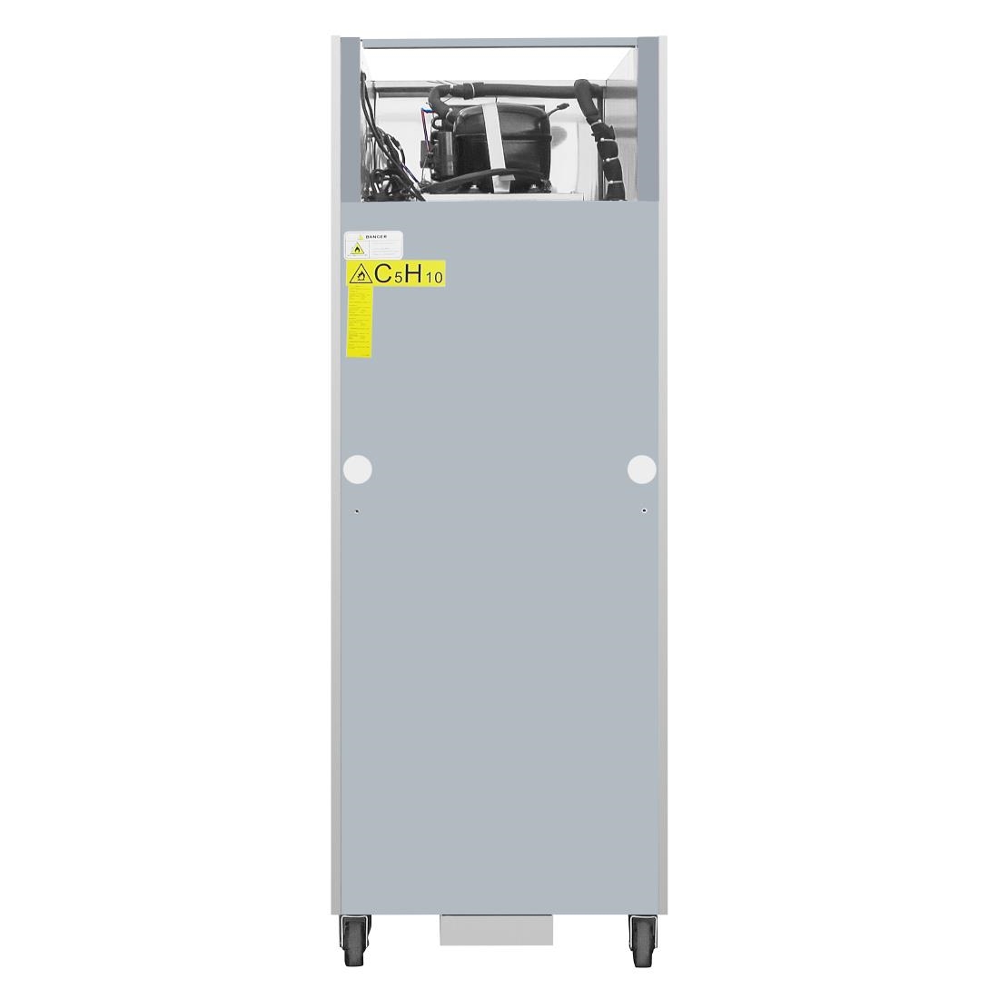 Polar Single Door Freezer Stainless Steel 600Ltr