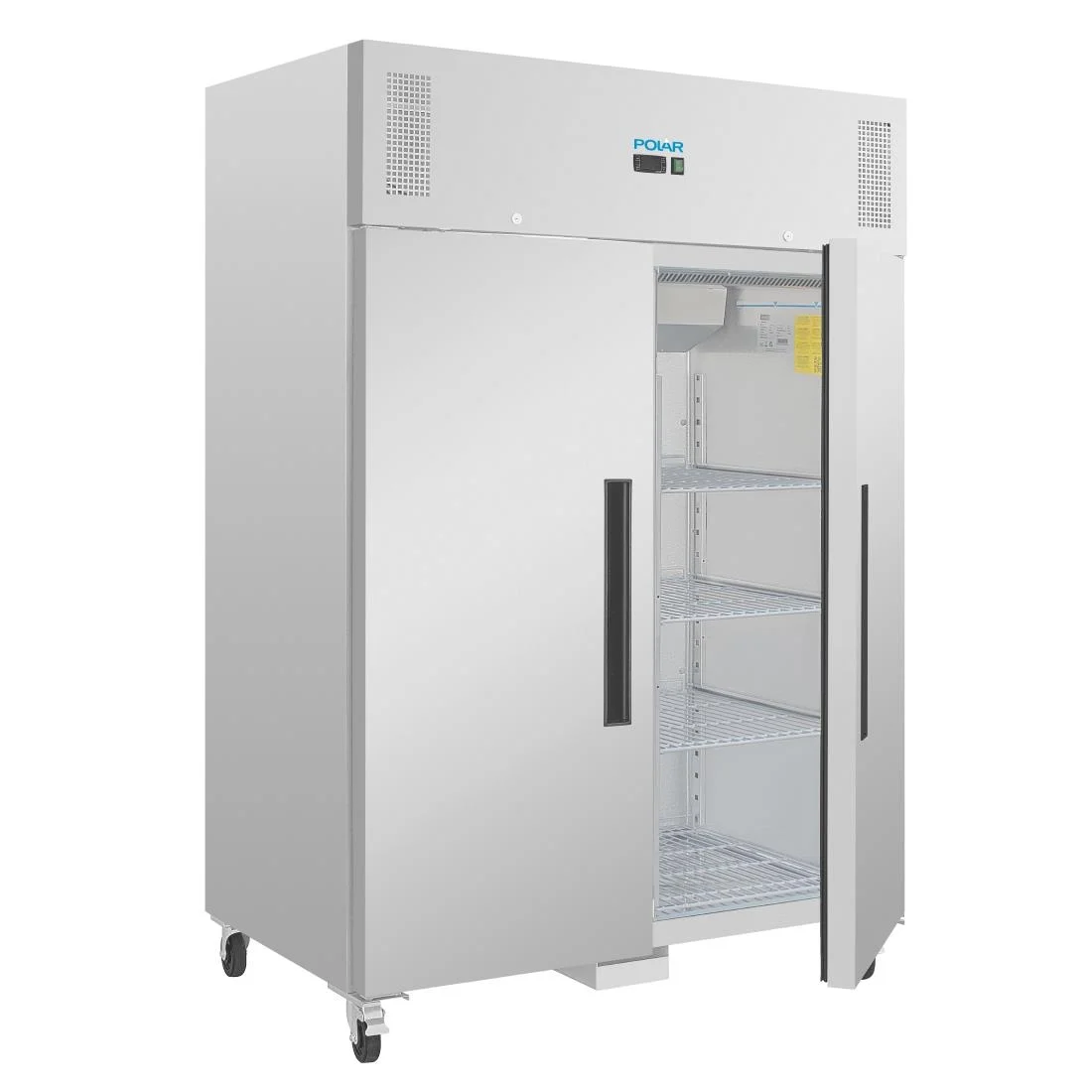 Polar Double Door Fridge Stainless Steel 1200Ltr - Image 4