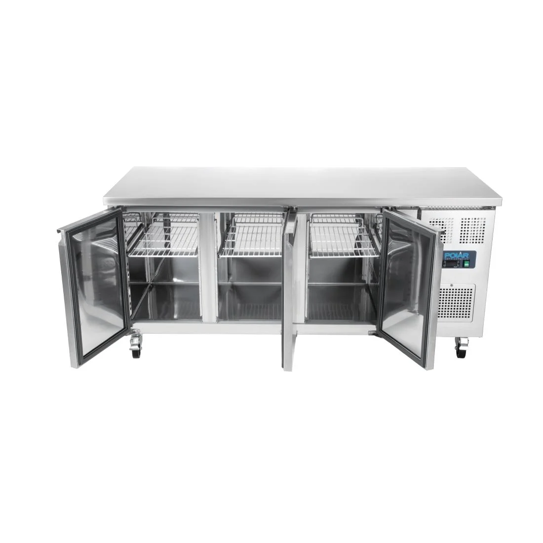 Polar U-Series Triple Door Counter Fridge 417Ltr - Image 9