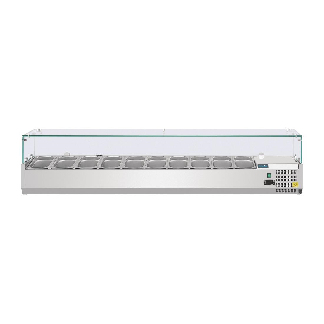 Polar Refrigerated Countertop Servery Prep Unit 10x 1/4GN