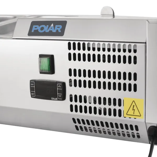 Polar Refrigerated Countertop Servery Prep Unit 10x 1/4GN