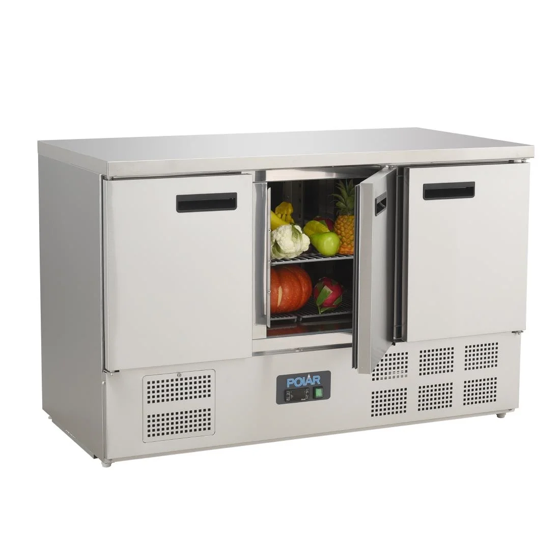 Polar 3 Door Counter Fridge 368Ltr - Image 9