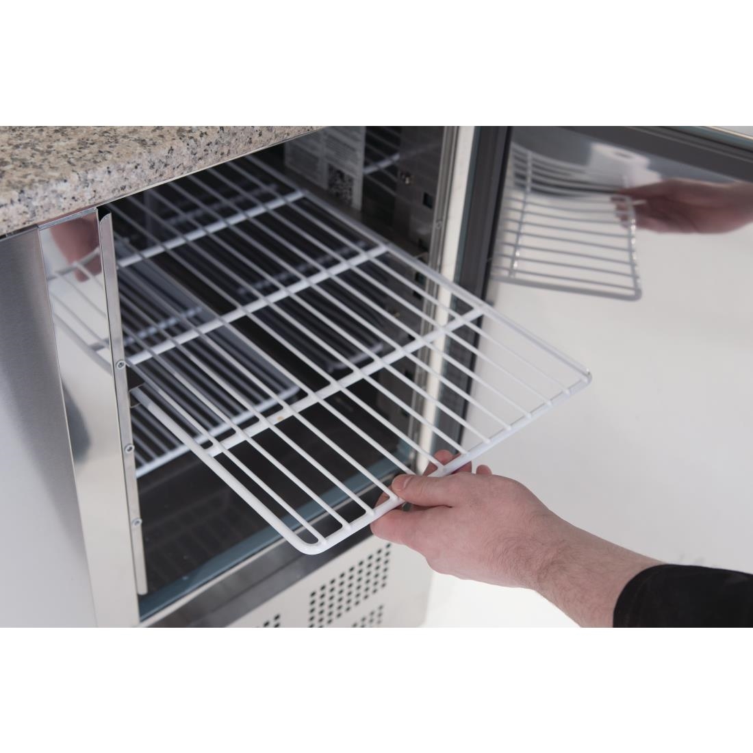 Polar Refrigerated Pizza and Salad Prep Counter 368Ltr