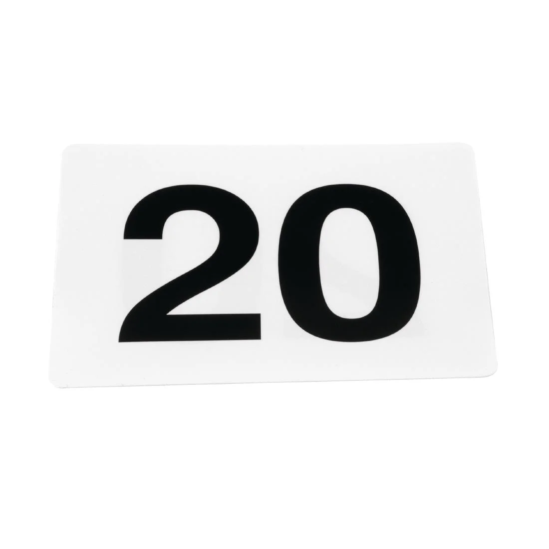 Olympia Plastic Table Numbers Inserts 1-25 - Image 2