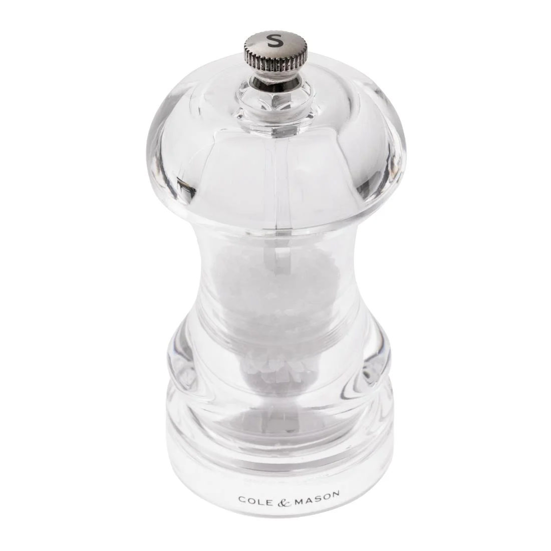 Cole & Mason Acrylic Salt Mill Capstan 4.5in - Image 2
