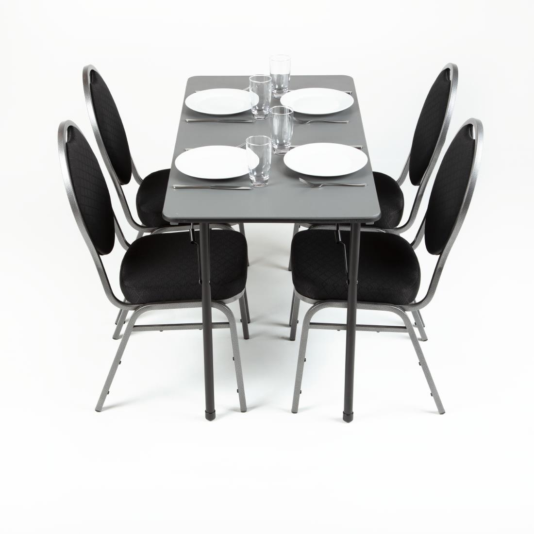Bolero ABS Folding Banquet Rectangular Table 4ft