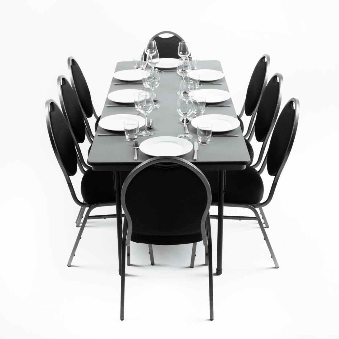 Bolero ABS Folding Banquet Rectangular Table 6ft