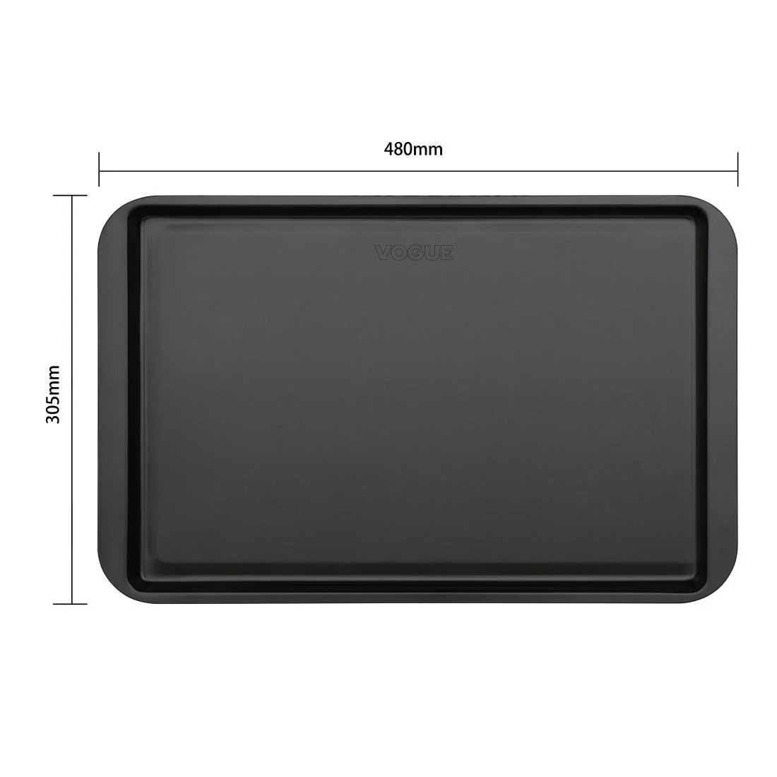 Vogue Non Stick Baking Tray Large - Image 4