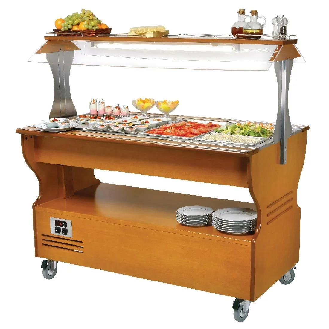 Roller Grill Chilled Salad Bar Light SB40F - Image 2