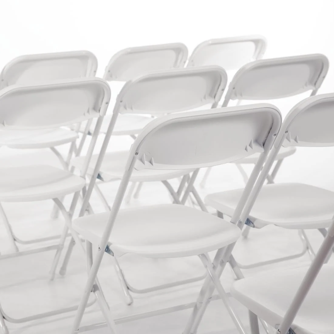 Bolero PP Folding Chairs White (Pack of 10) - Image 3