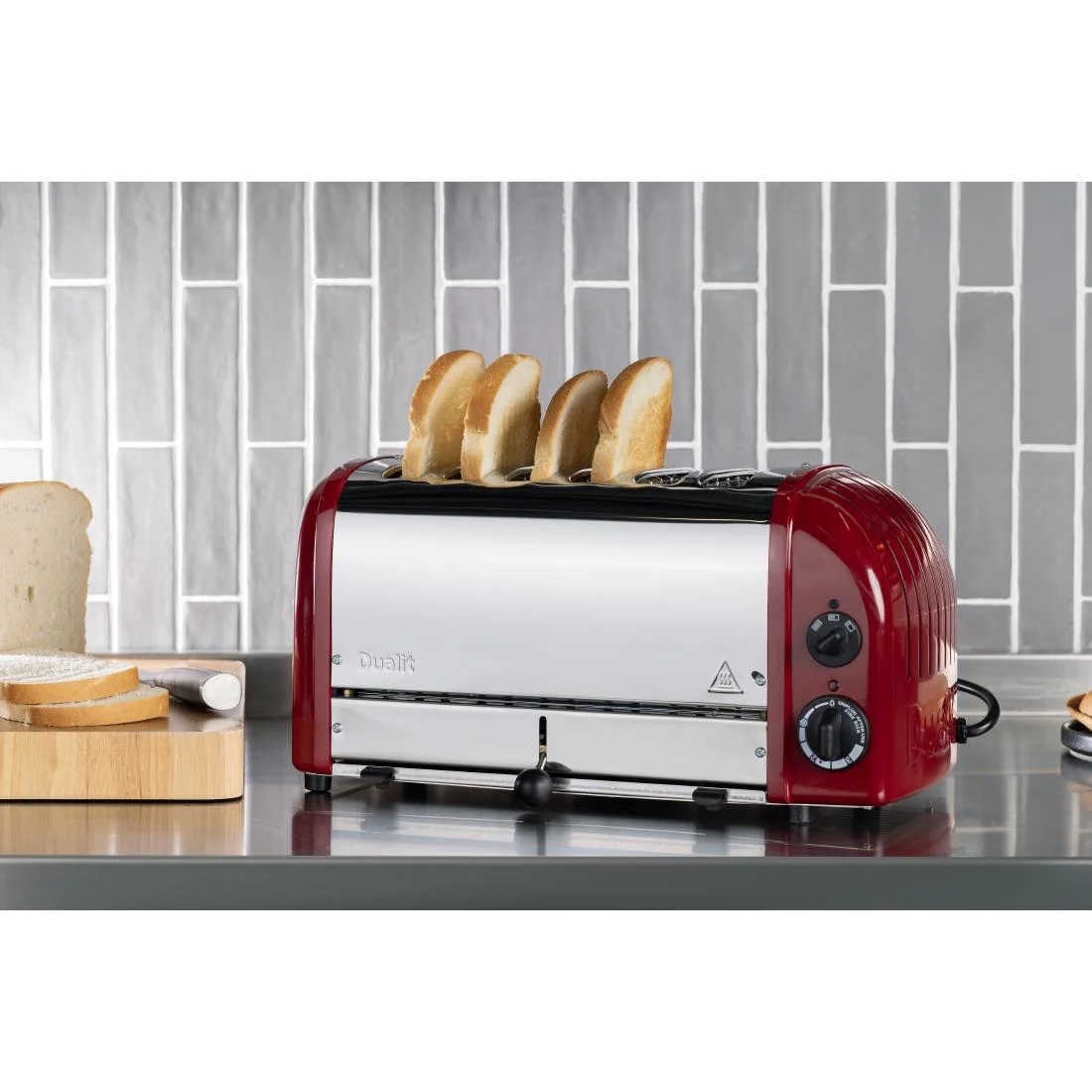 Dualit 6 Slice Vario Toaster Red 60154 - Image 4