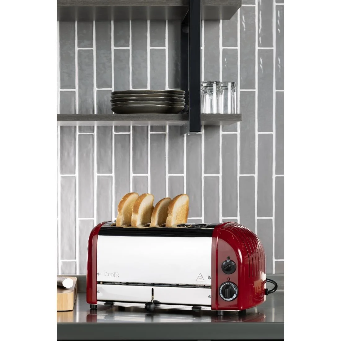 Dualit 6 Slice Vario Toaster Red 60154 - Image 5