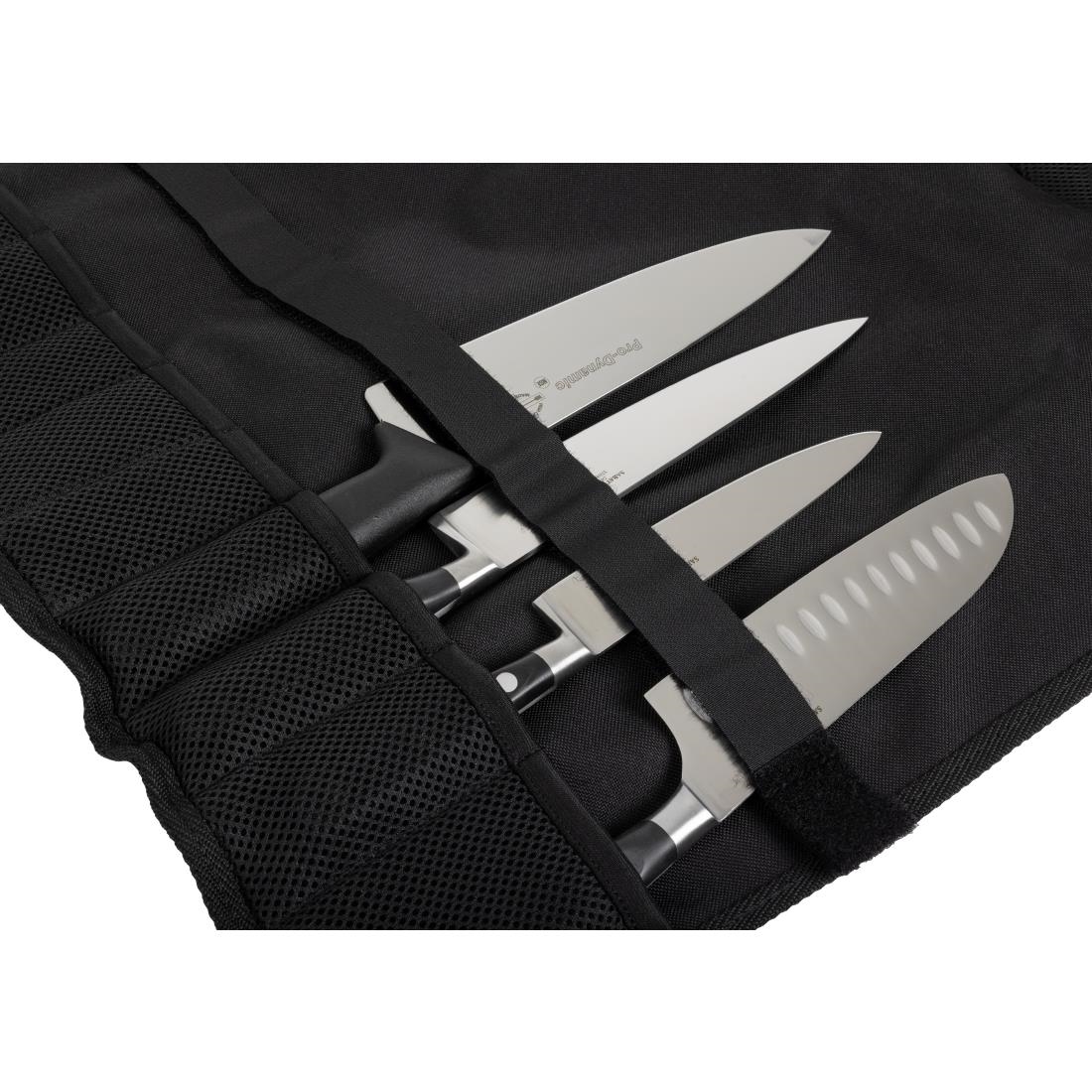 Dick Black Textile Roll Bag and Strap 11 Slots