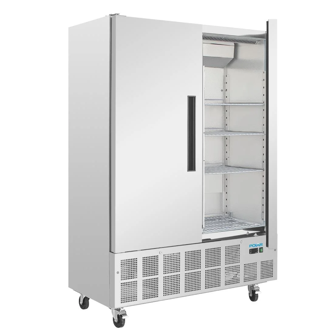 Polar Double Door Slimline Fridge Stainless Steel 960Ltr - Image 7