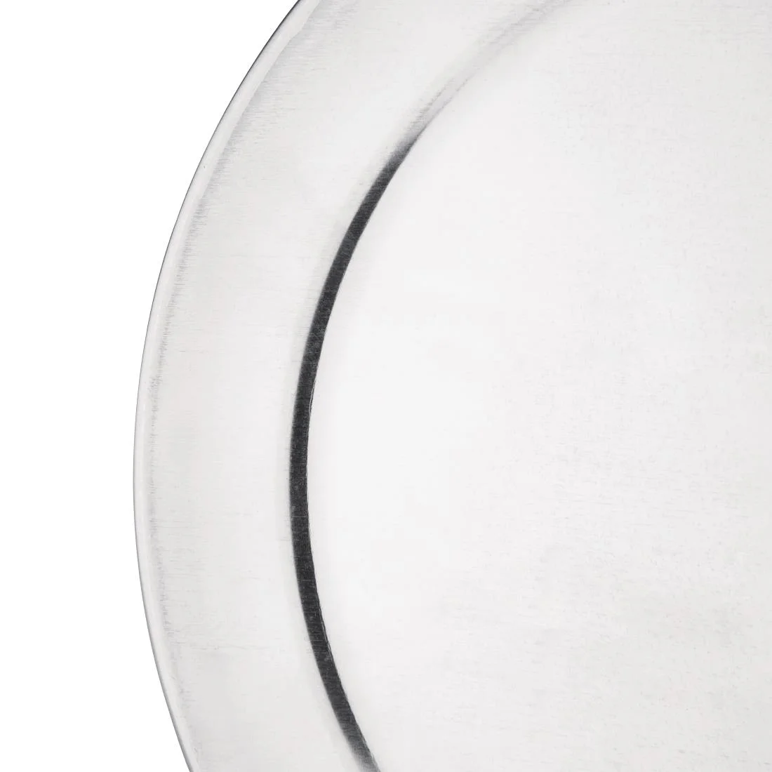 Vogue Aluminium Pizza Tray Wide Rim 8in - Image 2