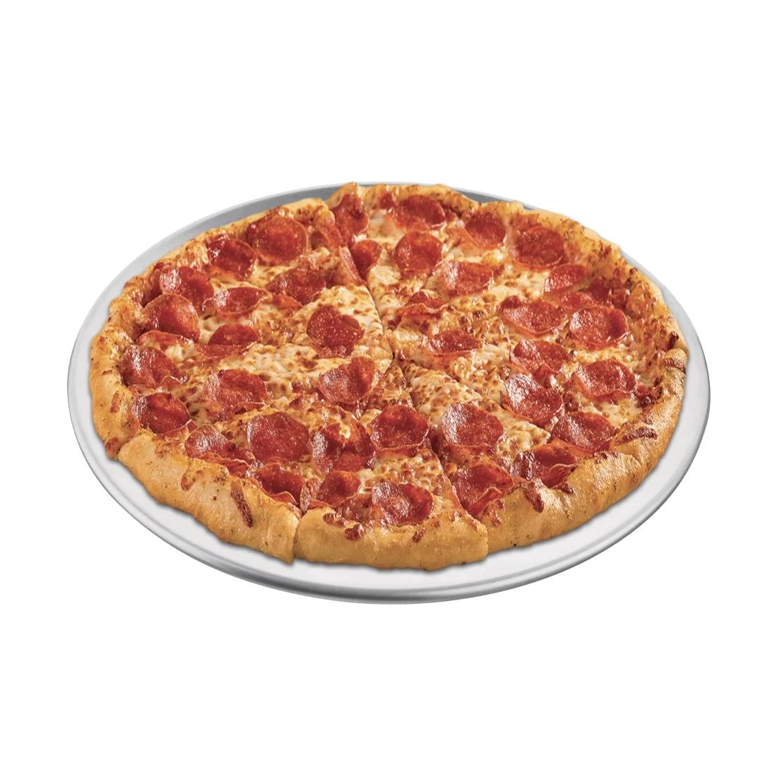 Vogue Aluminium Pizza Tray Wide Rim 8in - Image 4