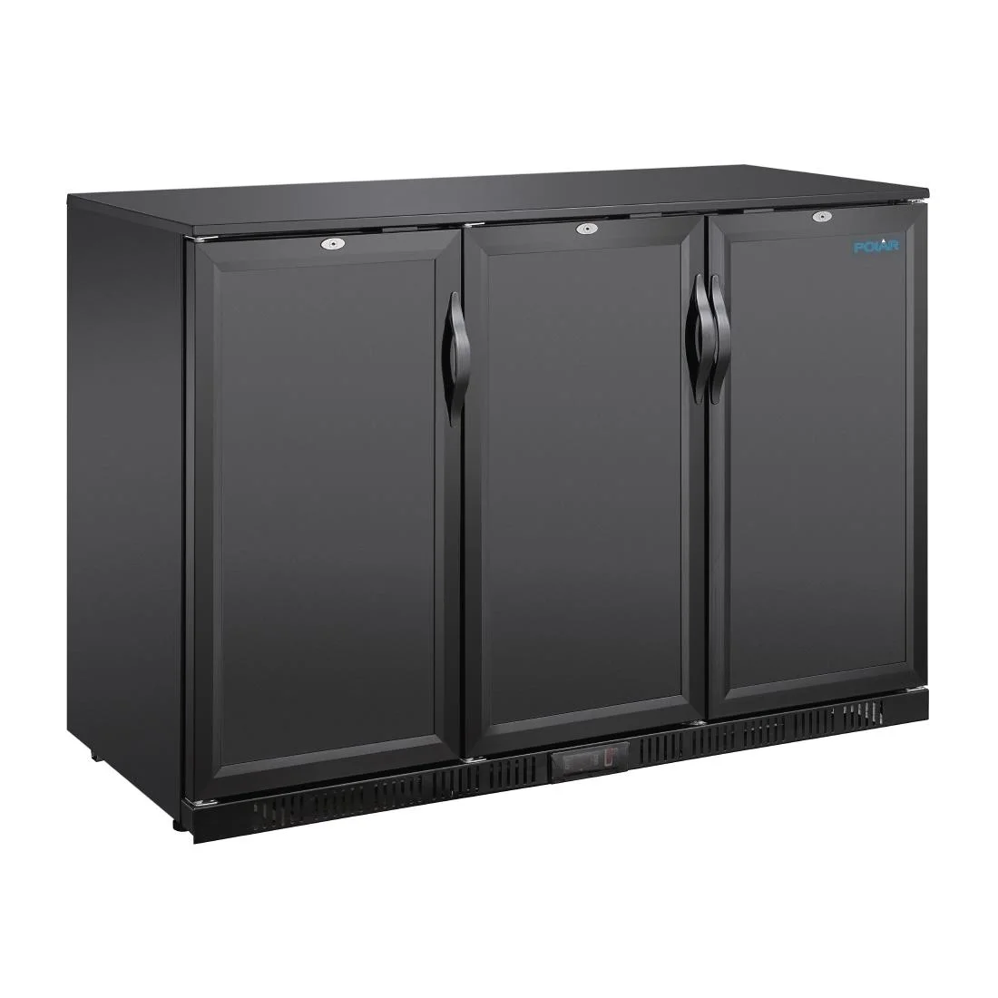 Polar G-series 850mm Triple Door Back Bar Cooler Solid Door 320 Ltr - Image 4
