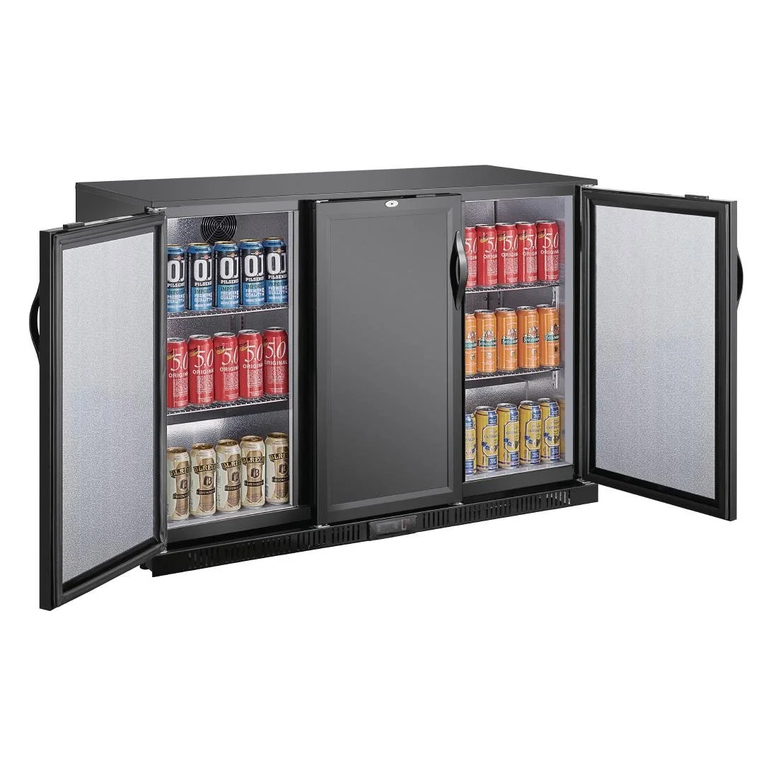 Polar G-series 850mm Triple Door Back Bar Cooler Solid Door 320 Ltr - Image 6