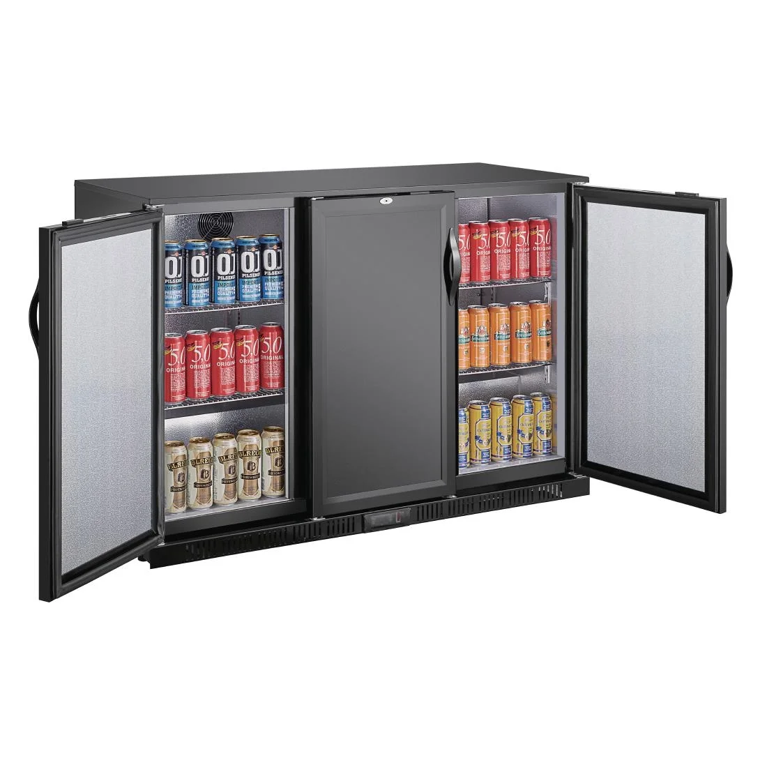 Polar G-series 850mm Triple Door Back Bar Cooler Solid Door 320 Ltr - Image 6