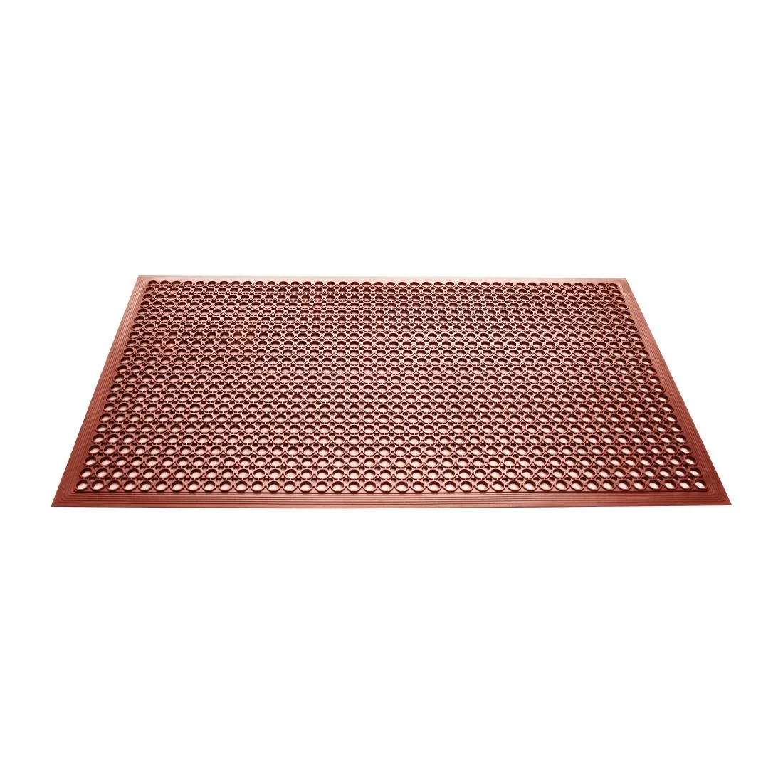 Jantex Rubber Anti Fatigue Mat Red - Image 2