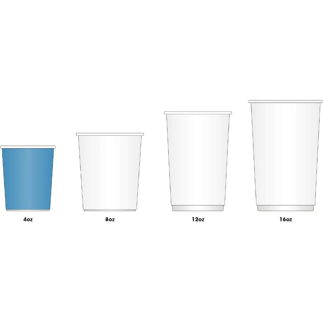 Fiesta Recyclable Espresso Cups Single Wall Black 112ml / 4oz (Pack of 1000) - Image 2
