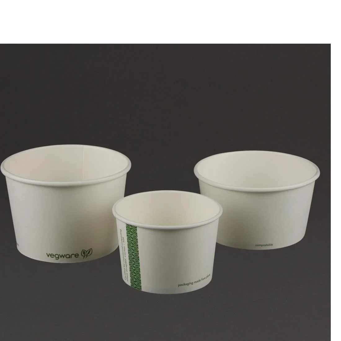 Vegware Compostable Hot Food Pots 455ml / 16oz (Pack of 500) - Image 2