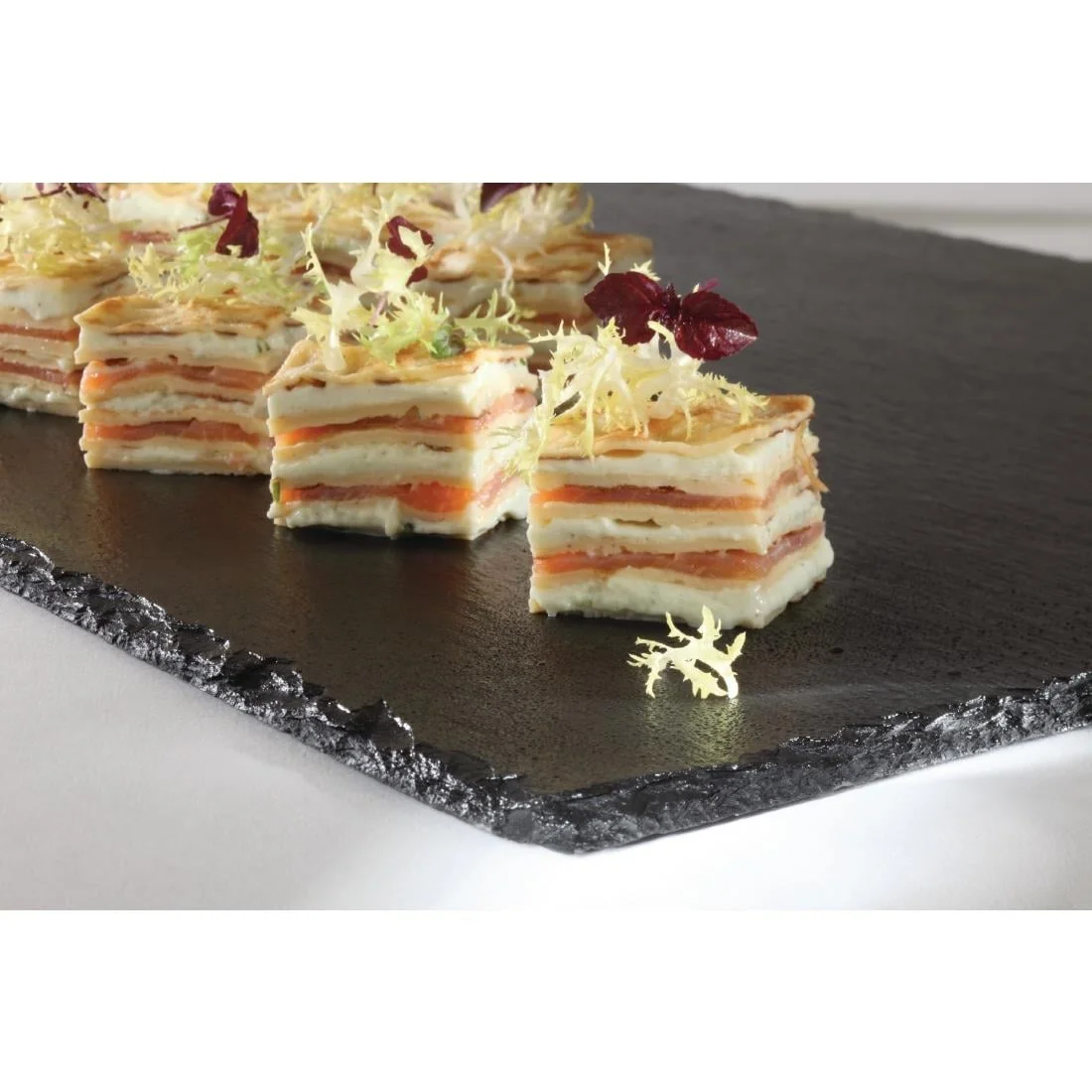 APS 1/3GN Slate Melamine Platter - Image 3