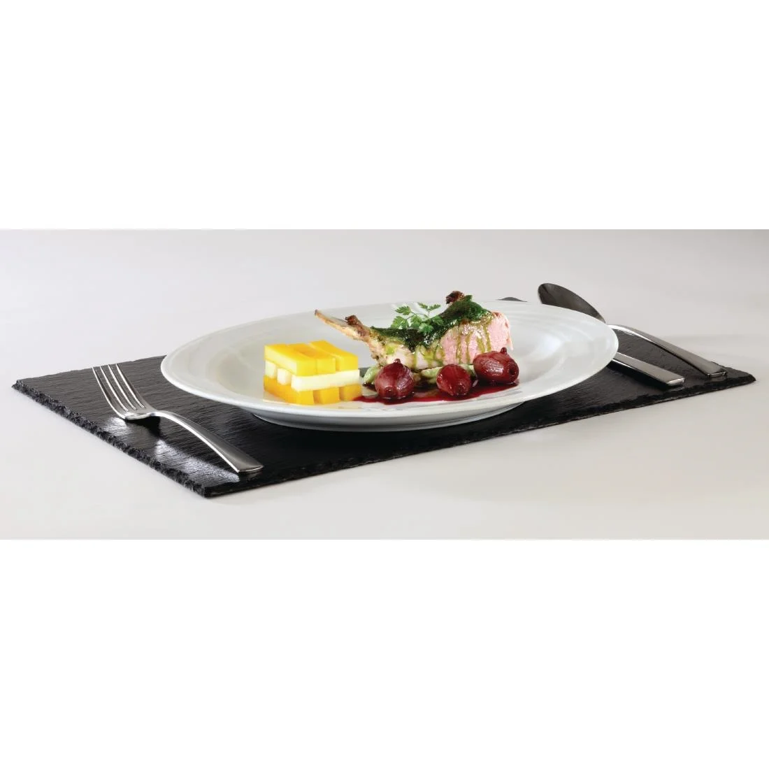 APS 1/2GN Slate Melamine Platter - Image 5