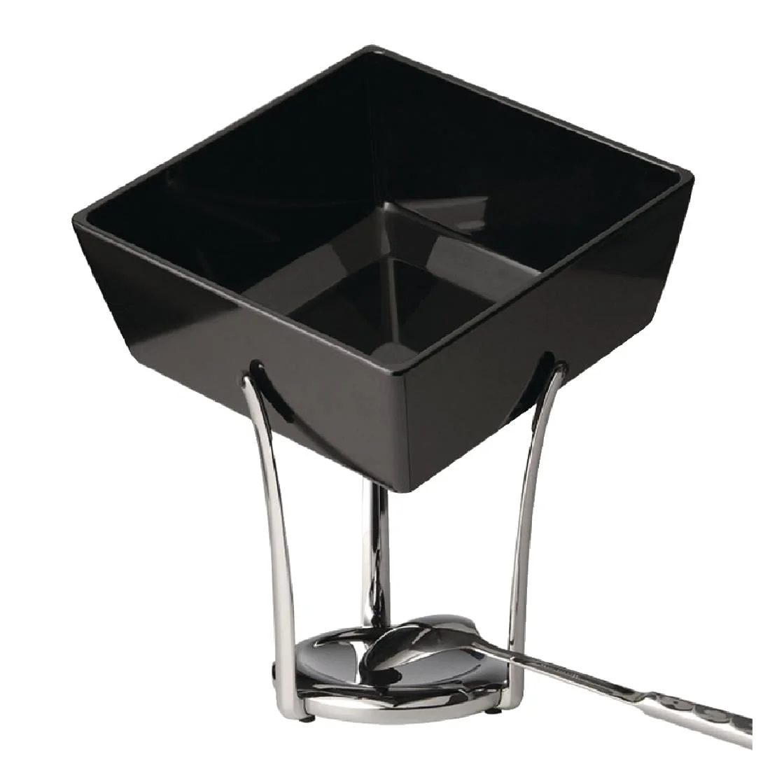 APS Balance Melamine Bowl Black 210mm - Image 2