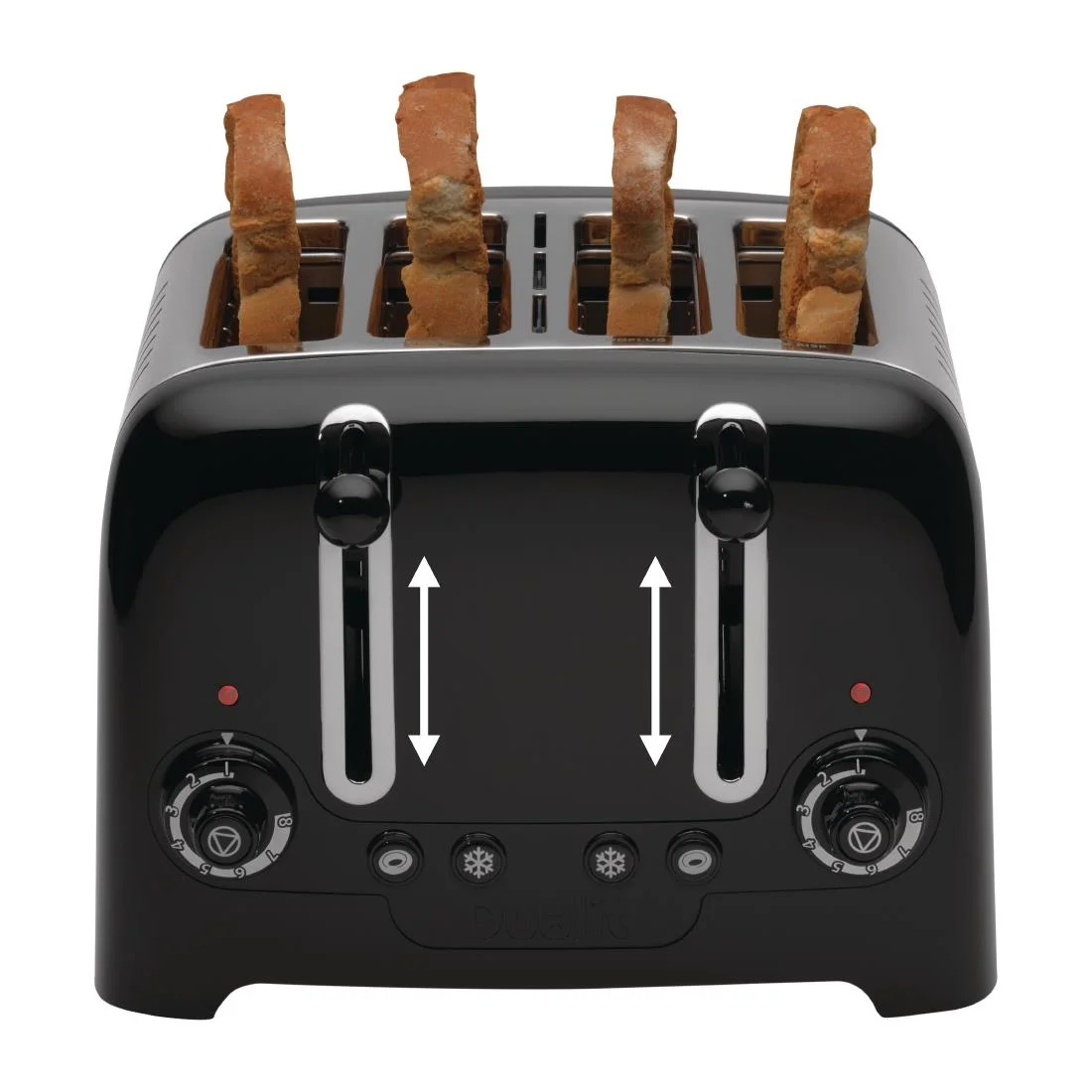 Dualit 4 Slice Lite Toaster Black 46205 - Image 6