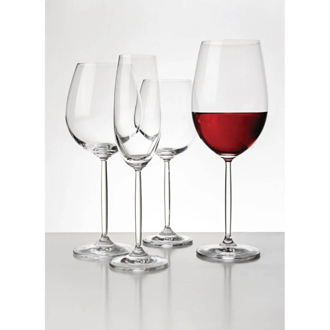 Olympia Chime Crystal Wine Glasses 620ml - Image 2